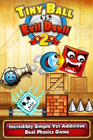 Review of the game Tiny Ball vs Evil Devil 2 for Google Play Store