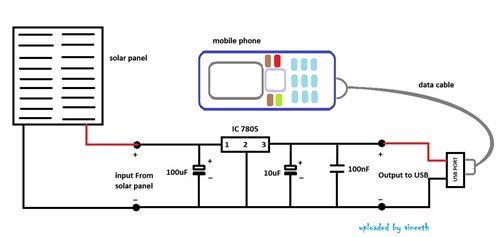 Solar Battery Charger Circuit Diagram Pdf - Solar Mobile Charger - Solar Battery Charger Circuit Diagram Pdf