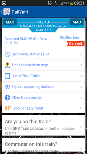 railway app
