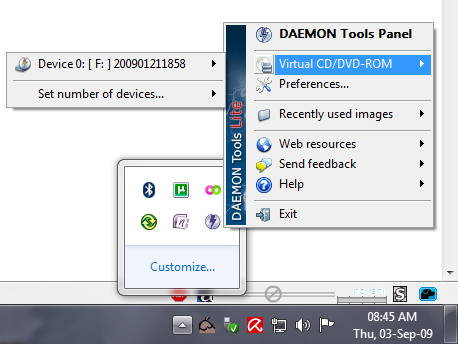 Daemon-tools    Windows 7 -  3