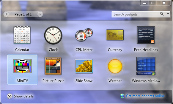 Weather Desktop Vista