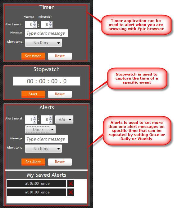 How to set Alerts and To Do in Epic browser