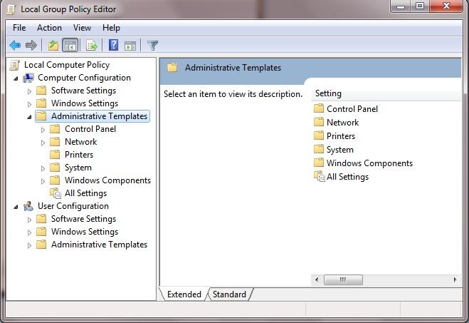 Limit the reserve bandwidth in the windows 7