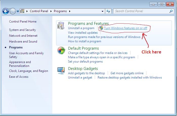 Default Program List Windows Xp