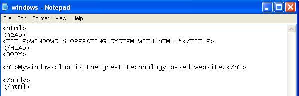 Client side scripting language in Windows 8 operating system