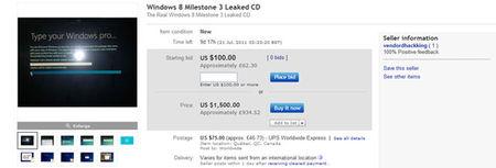 Windows 8 OS Leaked CD/DVD is for Sale on eBay the best online shopping website