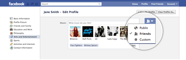 Facebook security