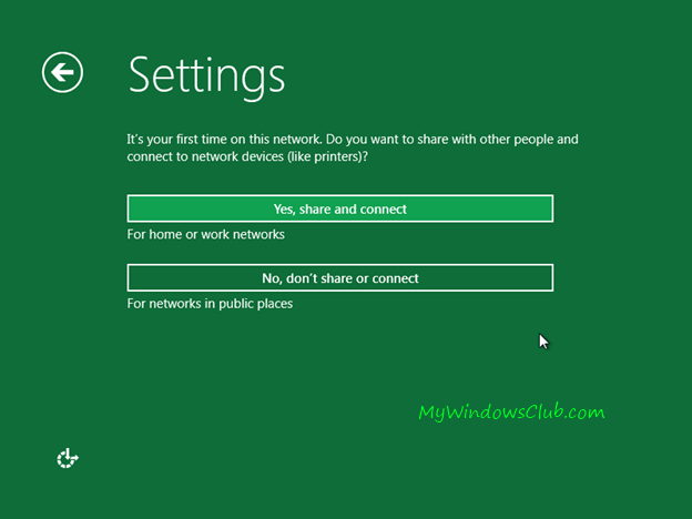 Windows 8 Settings