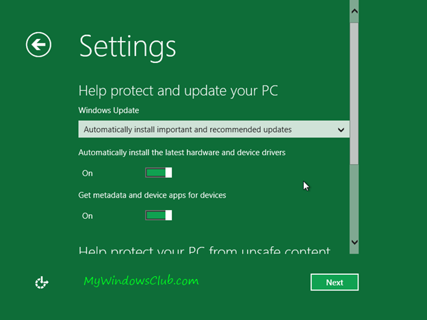 Protect and update Windows 8 PC