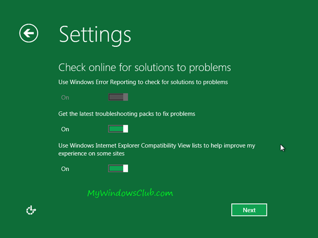 Online solution for Windows 8 problems