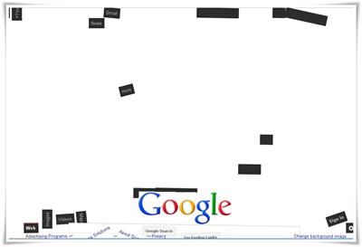 Google Gravity I feel Lucky Magic Trick 2