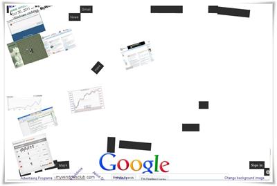 Google Gravity I feel Lucky Magic Trick 4