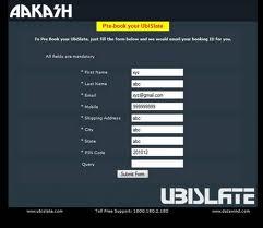 How to book Ubislate 7+ online