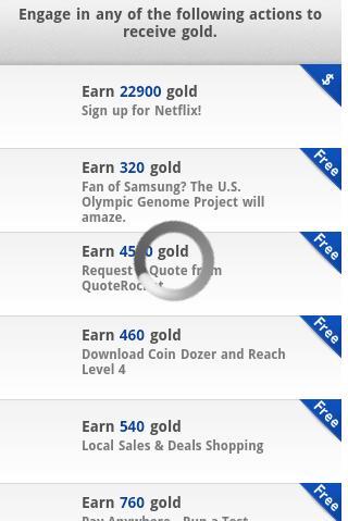 Advertisements to earn gold in Fishing Girls