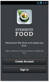 Evernote food
