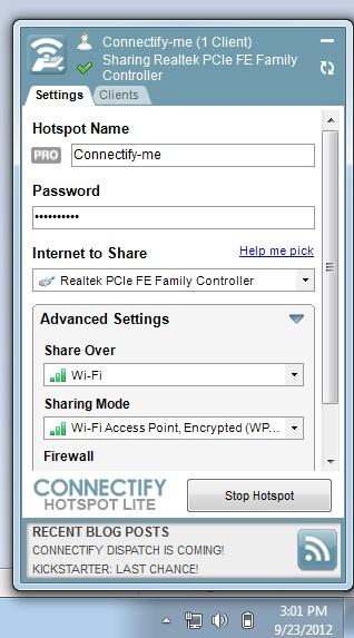 Как сделать точку доступа wi-fi connectify - Kuente.ru