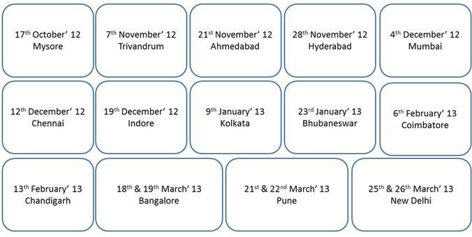 TechDays Schedule in India