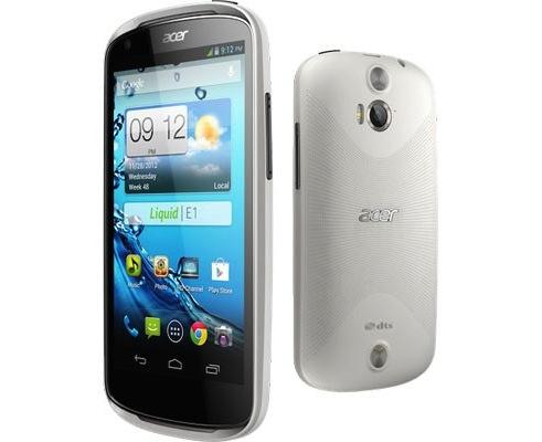Acer Liquid E1 smartphones Full specs, features and price in UK and France