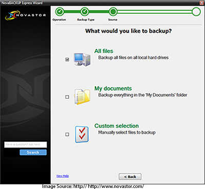 backup-interface-novabackup