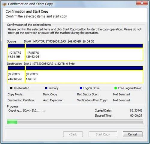 AppleXsoft hard drive copy - Best hard disk migration tool