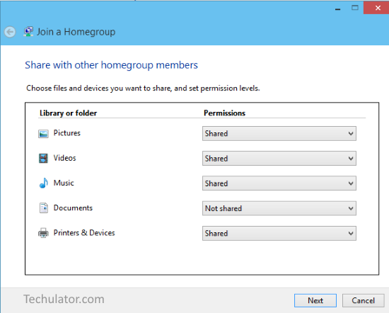Share devices and files in Windows 10