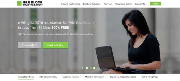 How to use H&R Block to E-File Income Tax Returns (ITR)