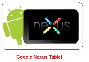 Google Nexus tablet and its specifications