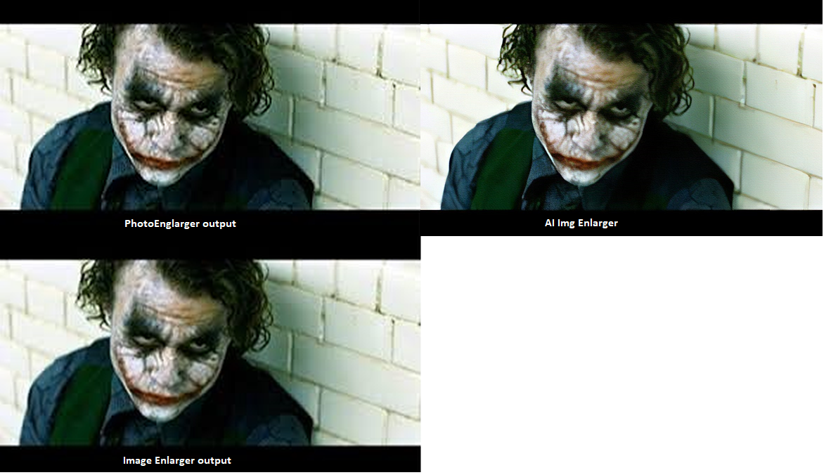 All images enlargement results