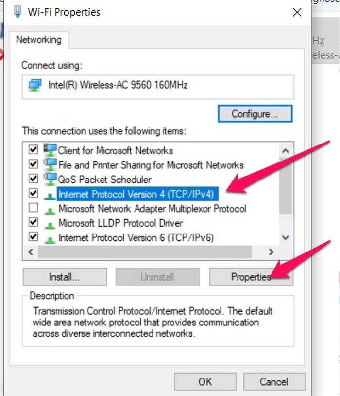 adapter setting