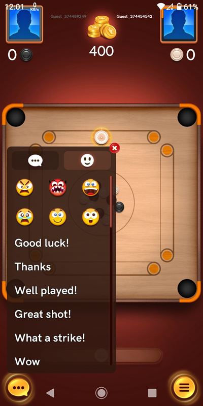 carrom chat