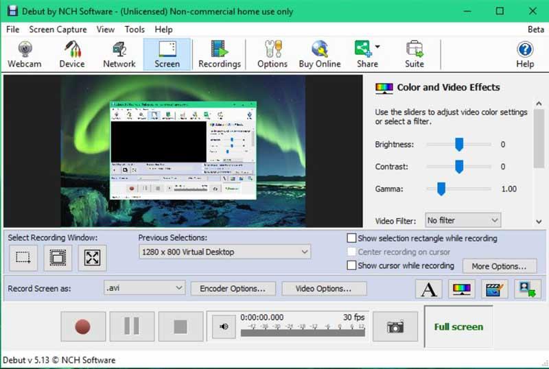 debut-video-capture