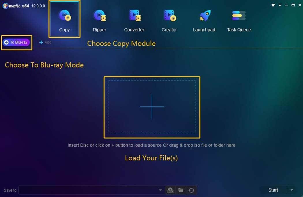 DVDFab Video Converter dashboard